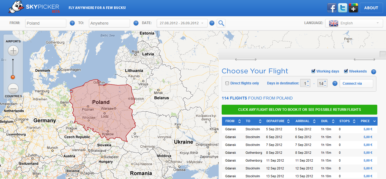 skypicker nowa wyszukiwarka biletów lotniczych