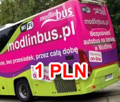 Modlin Bus bilety po 1 PLN